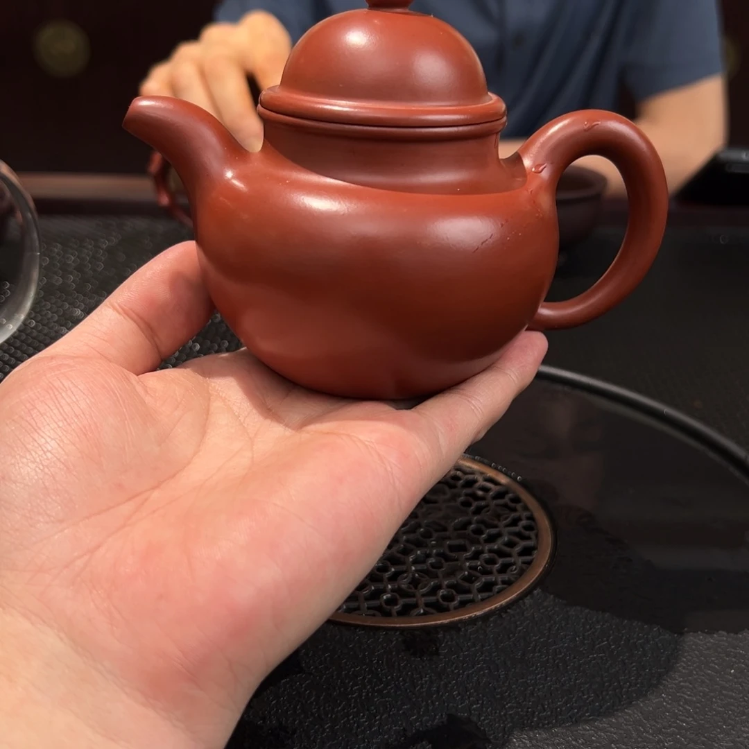 原矿紫砂壶掇球230cc