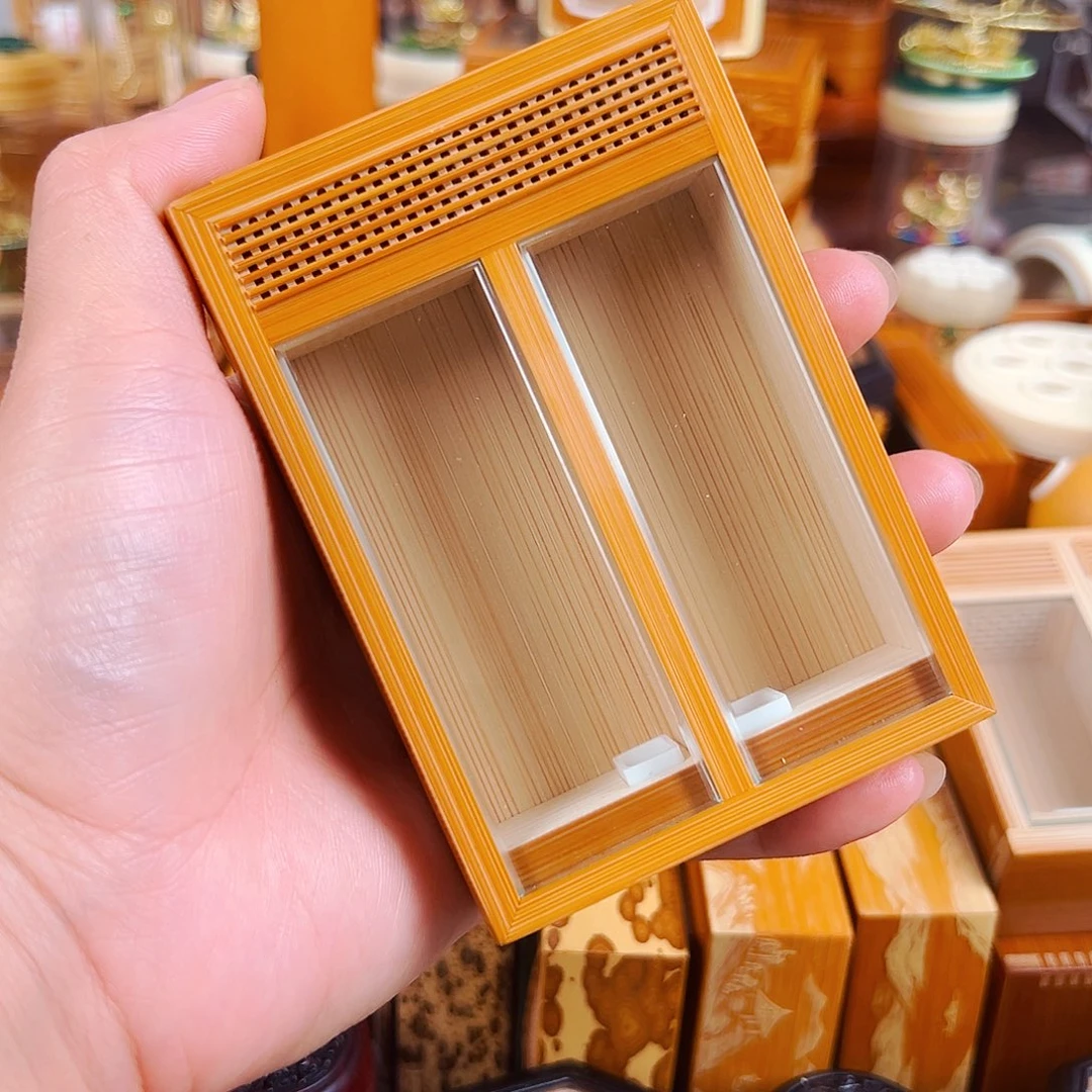竹曹自康双格玉竹竹蛉金钟盒➕一个竹蛉一个金钟