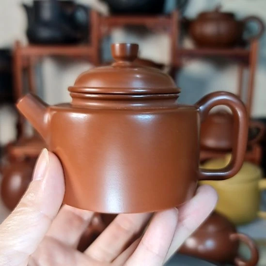 广西钦州坭兴陶茶壶茶杯