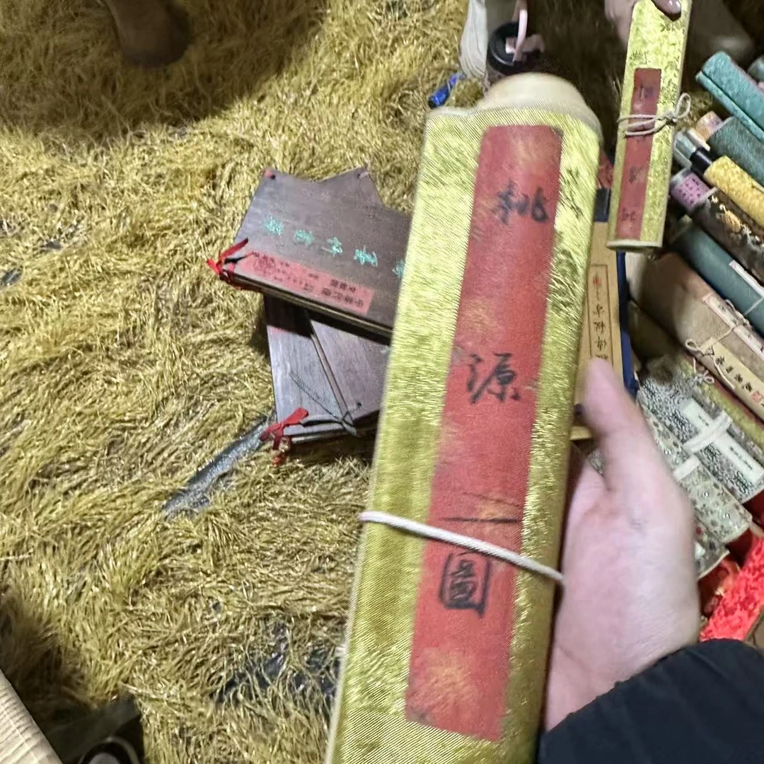 【仲奇】 桃园图横板长卷