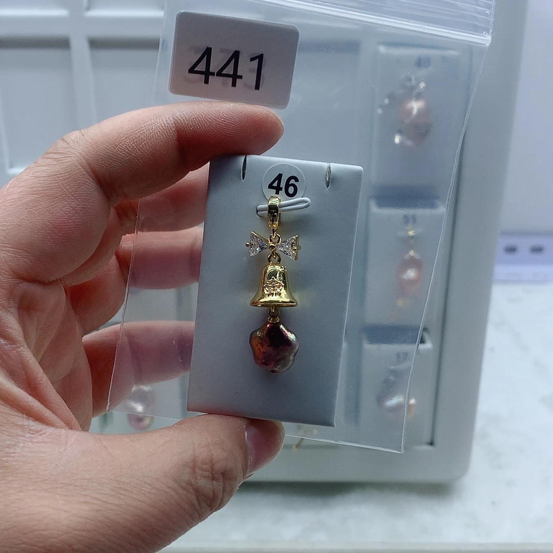 淡水珍珠合金吊坠(不含链)