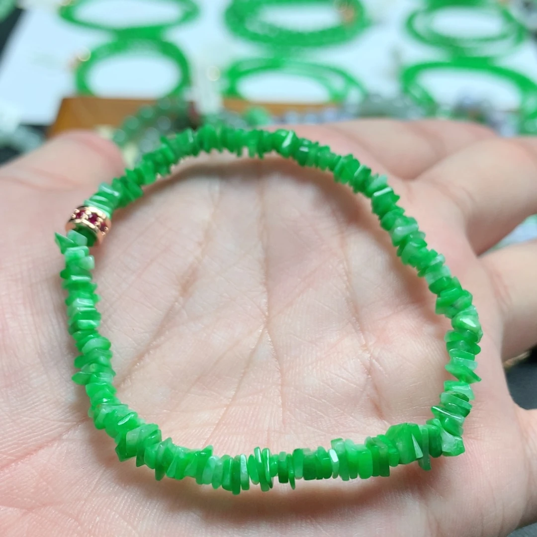 未镶嵌手链翡翠翡翠