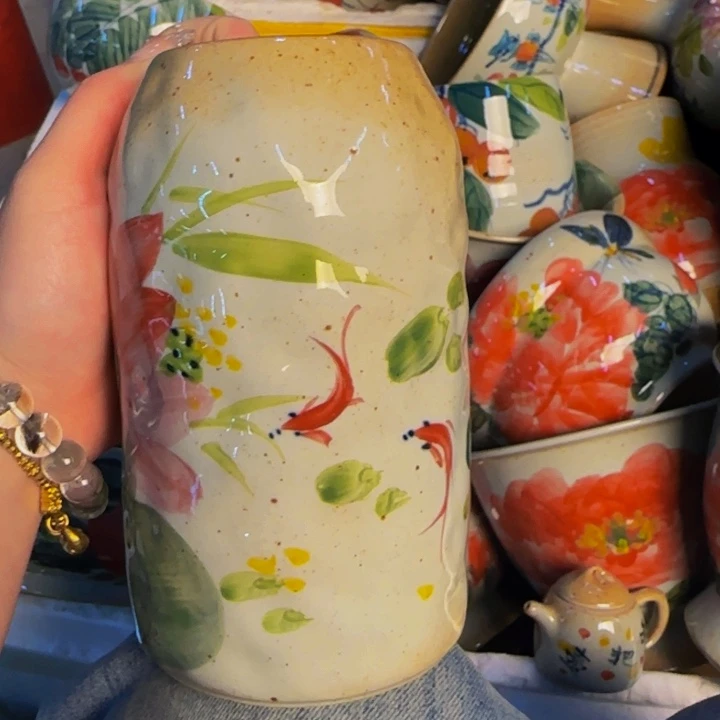 瓷片景德镇陶瓷手工手绘福利