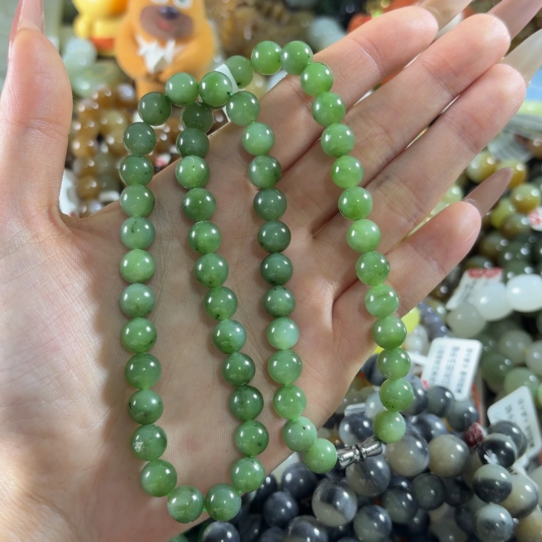 和田玉未镶嵌手链95