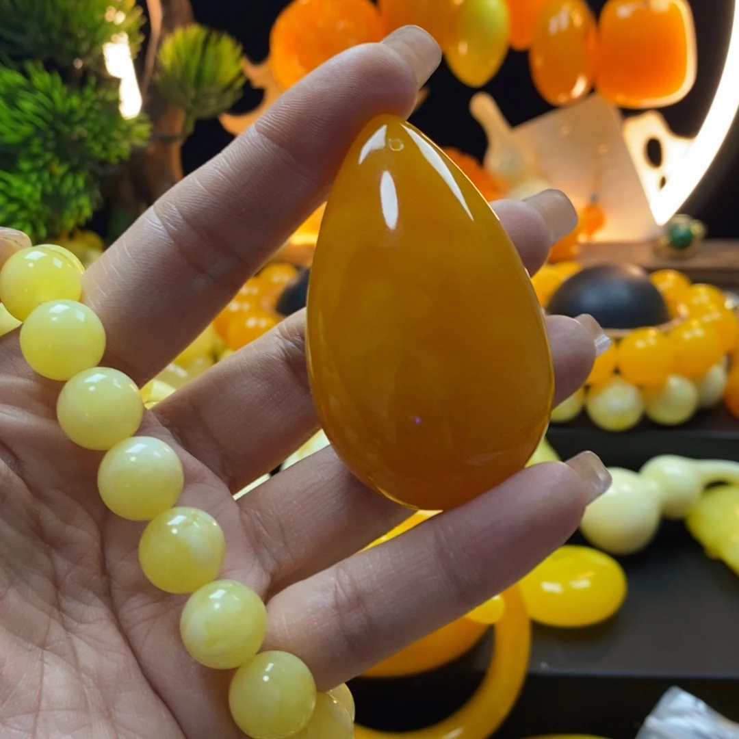 心***简无非金属水滴吊坠全品无暇无