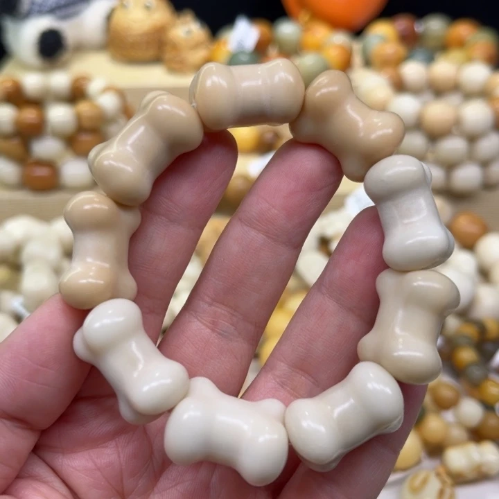 菩提根/象牙果手串象牙果骨头微瑕1-20-20