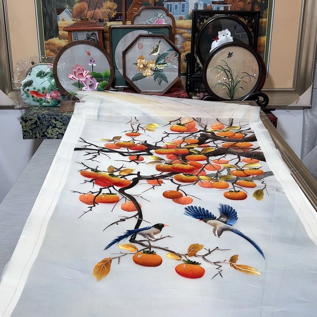 刺绣纯手工刺绣画