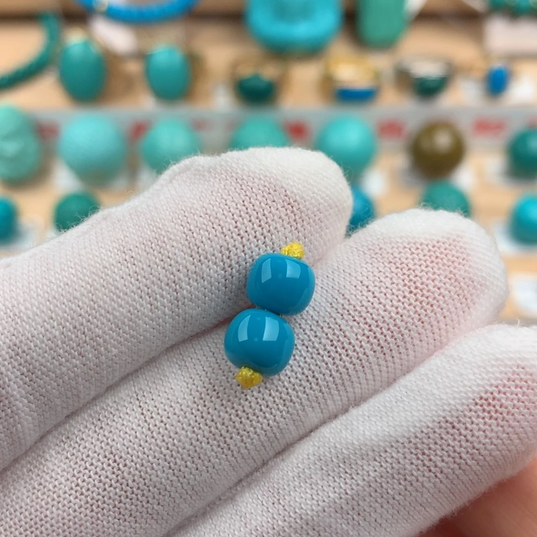 绿松石未镶嵌配饰7mm