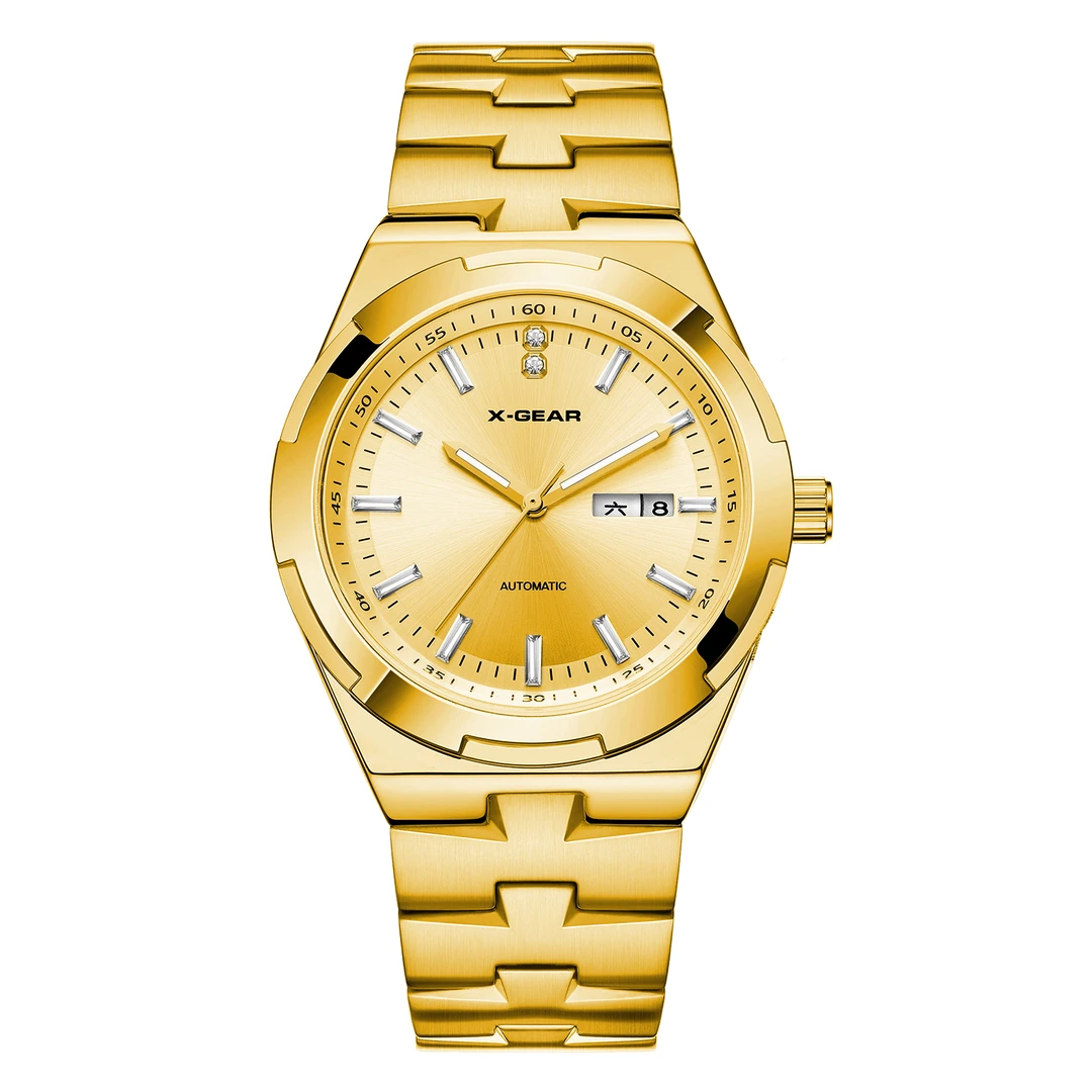 X-GEAR纵横四海系列商务百搭全自动男士机械腕表86117