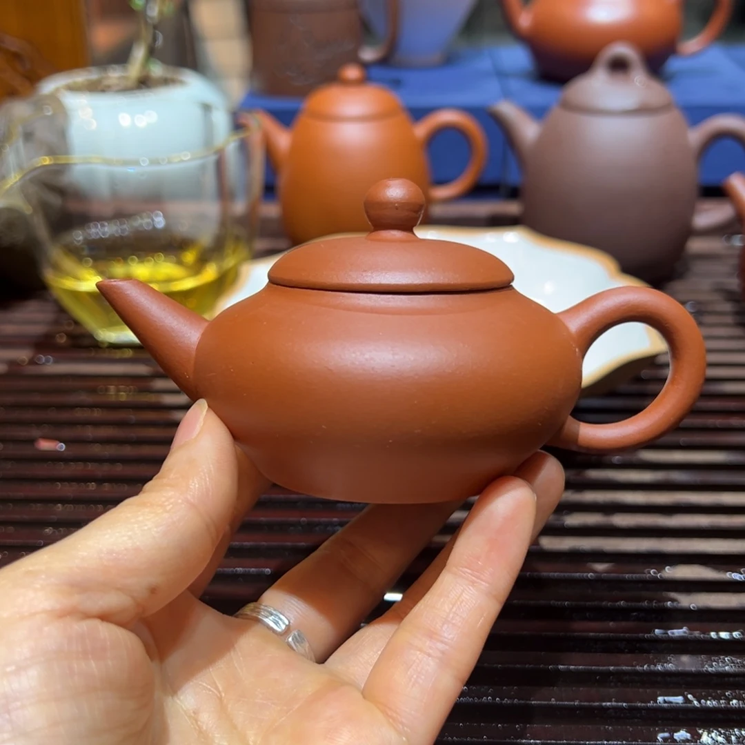 紫砂公道杯九十年代红泥神灯水平100cc