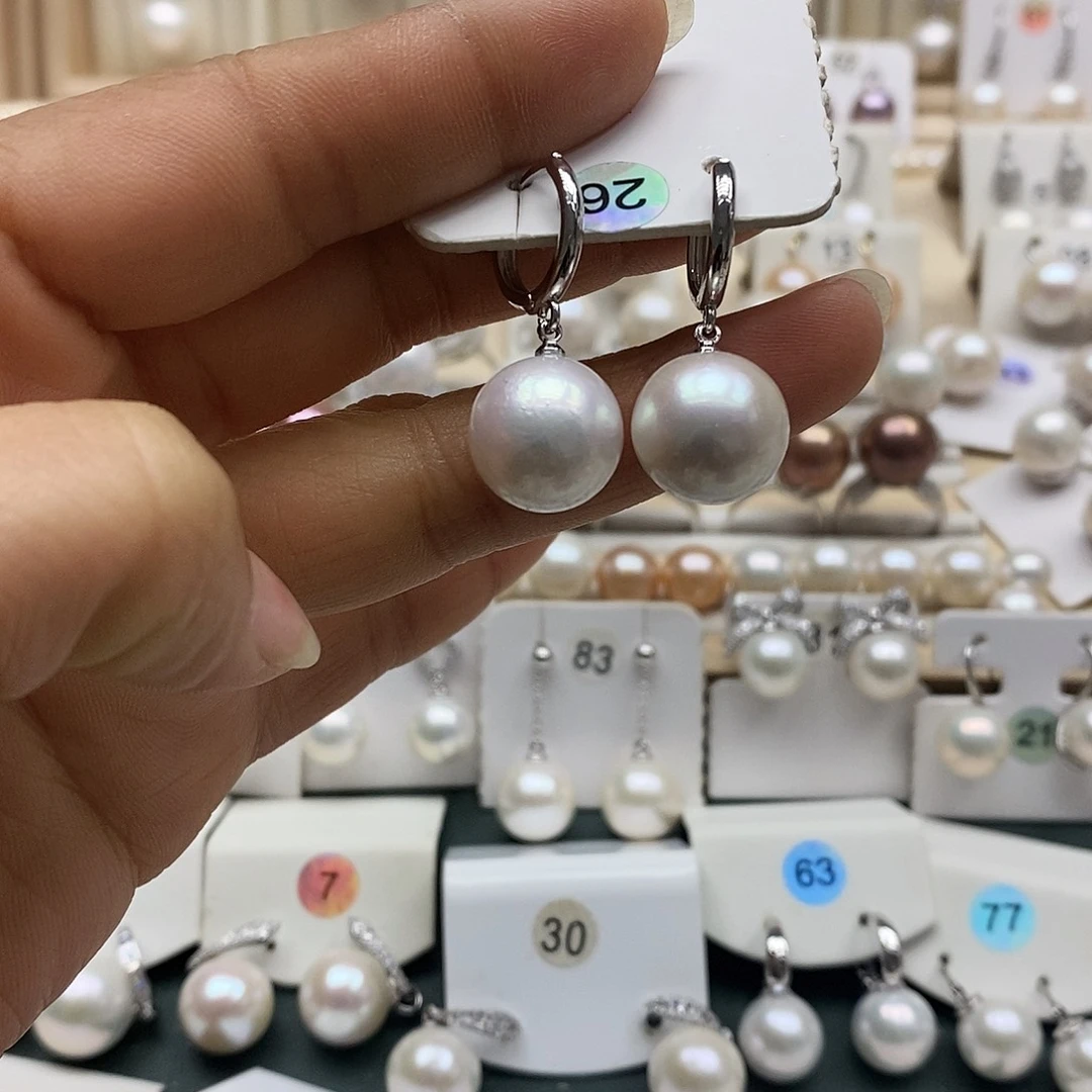 淡水珍珠颈饰银S925镶嵌