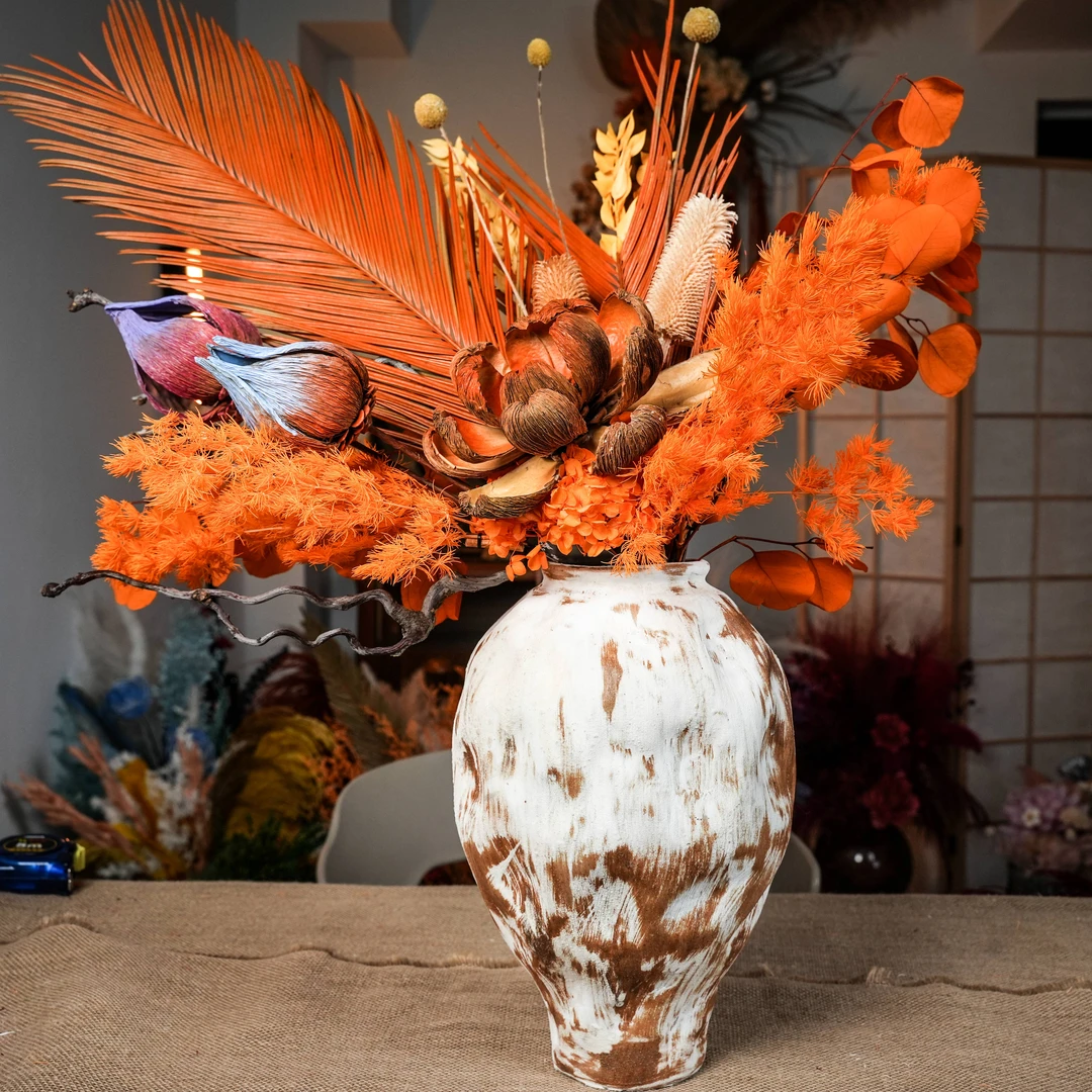 心想事橙迷雾山野手工花