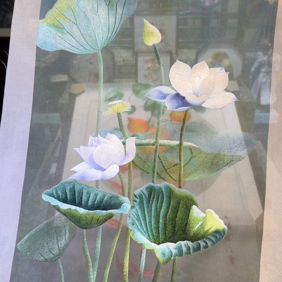 刺绣手工苏绣工艺单面绣片