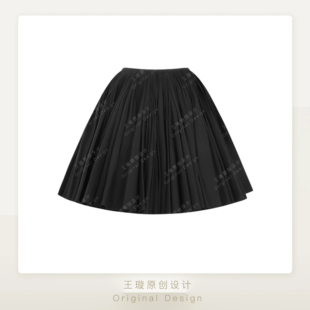 璇之恋·王璇·夜巴黎半裙（7米款）·王璇原创设计