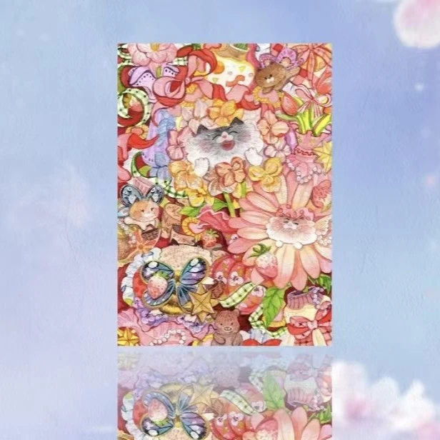 润青工作室《未闻花名》特邀画师 · 上篇系列手绘卡收藏卡牌盲盒