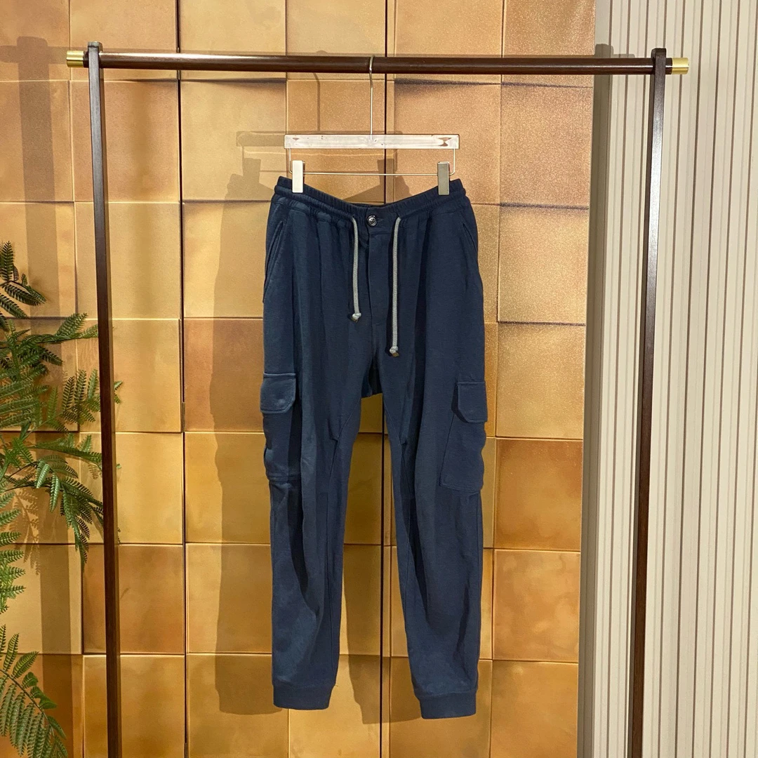 99新  Brunello Cucinelli蓝色工装长裤/xs码/99新/27010