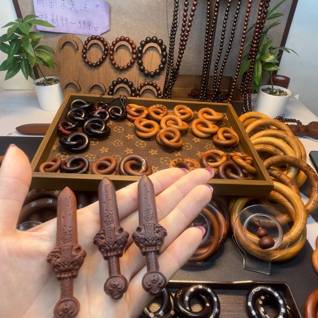 木枣木老料7㎝天师剑