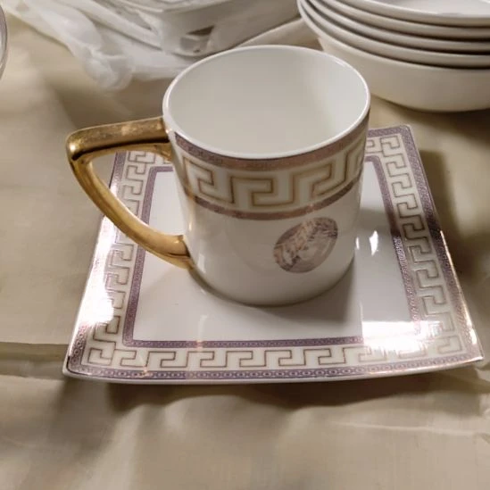 陶瓷咖啡杯碟微瑕特价出不退换