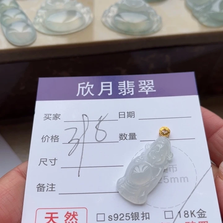【闪购商品】翡翠颈饰未镶嵌天然