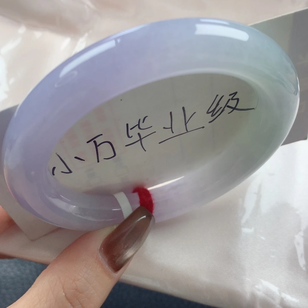 未镶嵌手镯翡翠老坑冰春带彩半山水胖圆条53