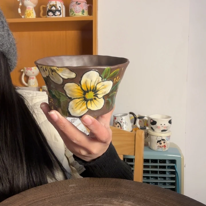 月***芽手捏手绘景德镇陶瓷