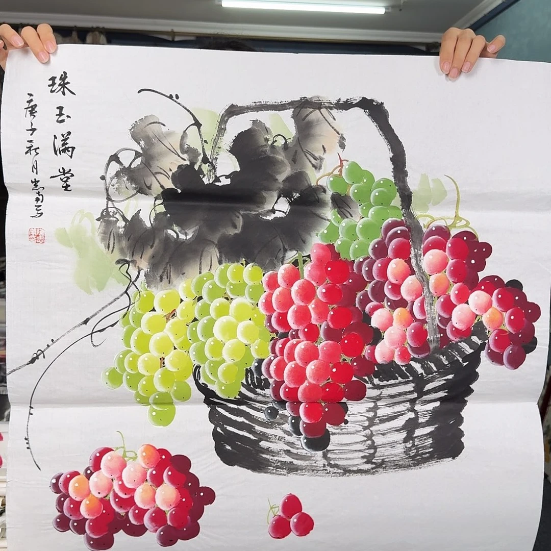 纯手绘好看的作品