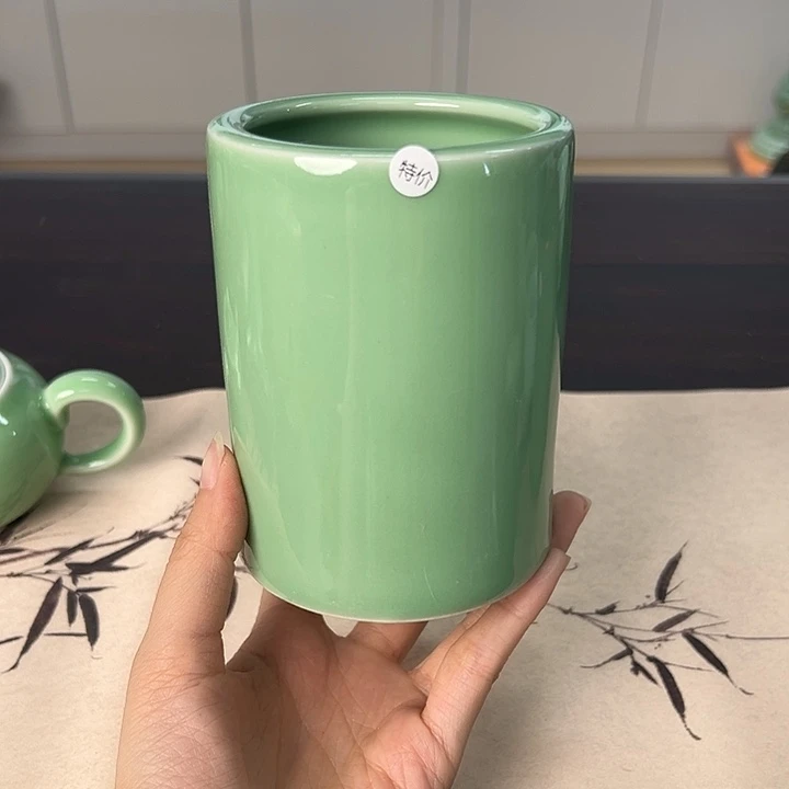 龙泉云间青瓷小米茶器