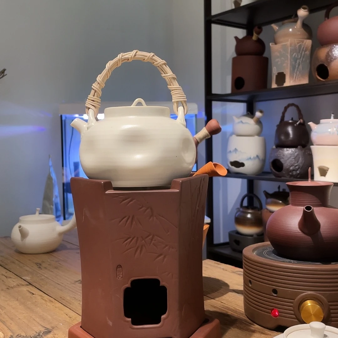 阿***提梁壶➕竹影炭炉➕炉垫