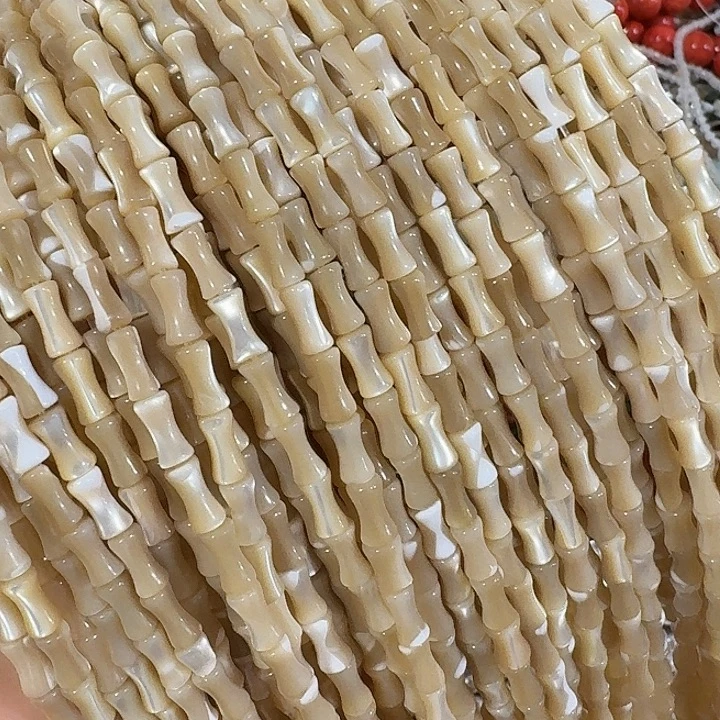 玛瑙/玉髓合金珠宝半成品一条咖色精品马蹄螺竹节