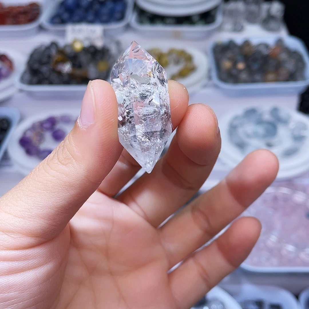 水晶单珠未镶嵌紫晶我**了