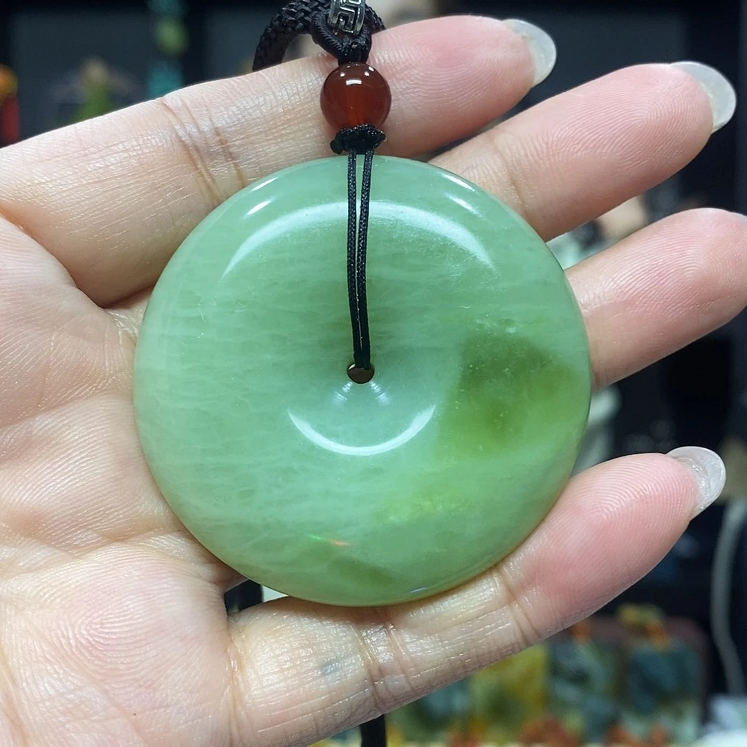 未镶嵌岫玉挂件吊坠项链