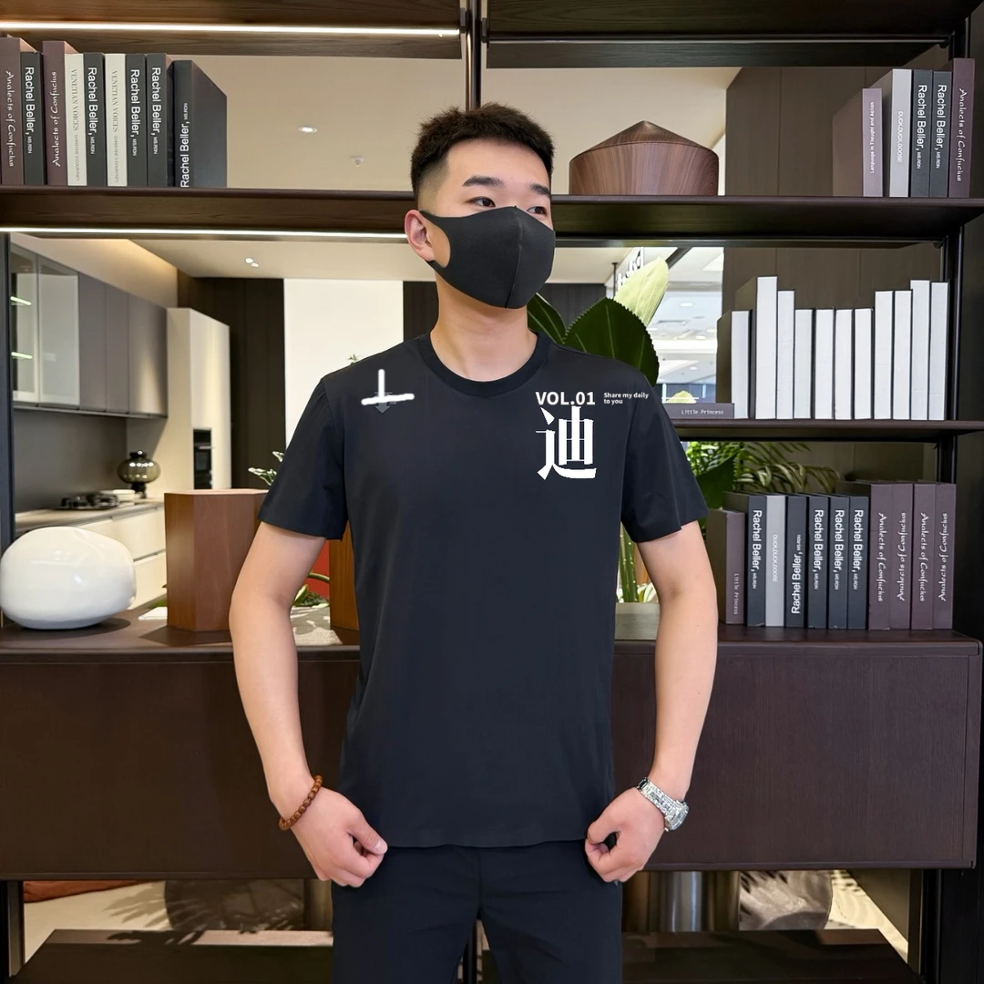 D-98号圆领夏季新款背健身休闲短袖百搭修身上衣户外时尚薄款
