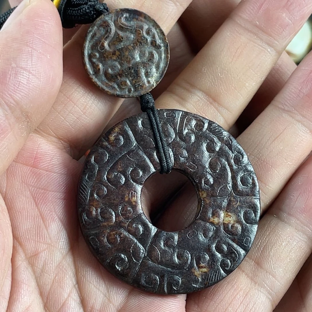 和田玉（糖玉）未镶嵌挂件0*7