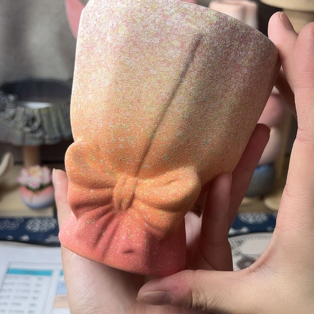 10*13 中花束花盆 手工喷彩默认微瑕