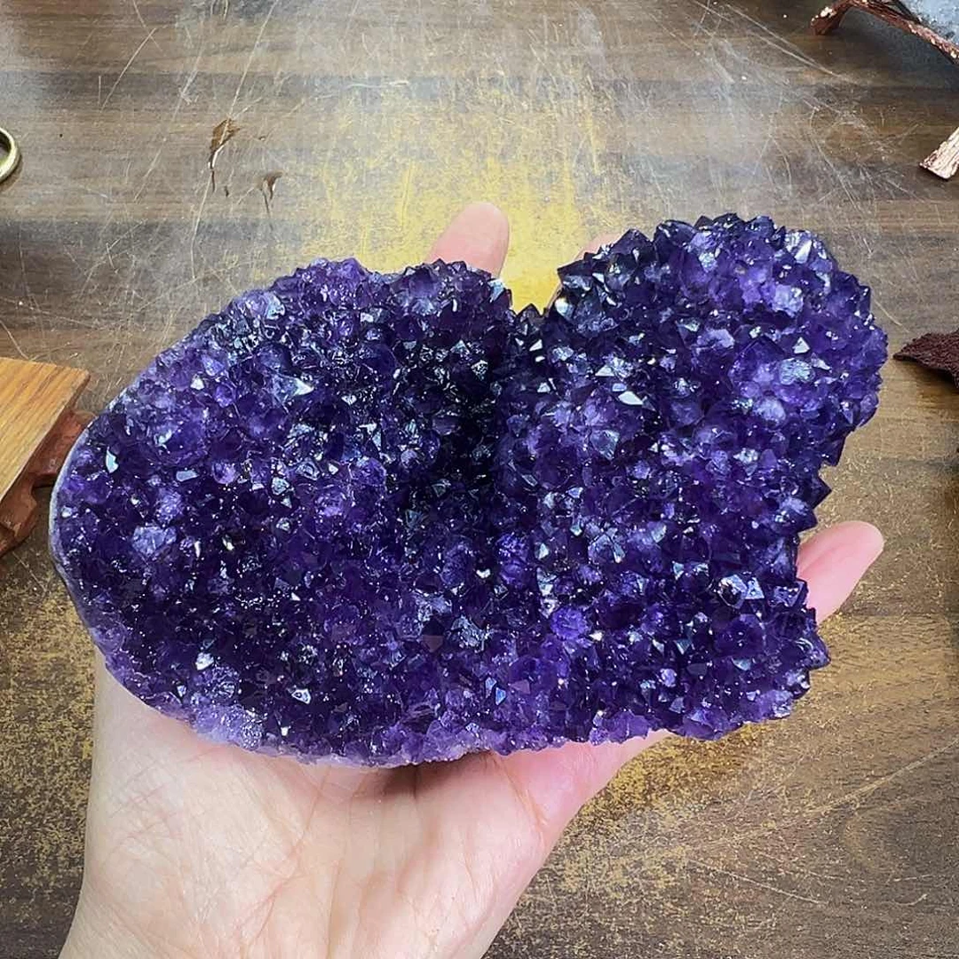 紫晶摆件未镶嵌晶体