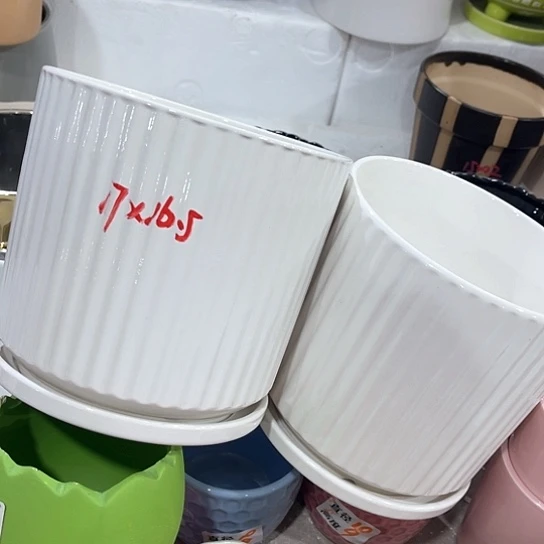 外贸尾货多肉绿植陶瓷花盆