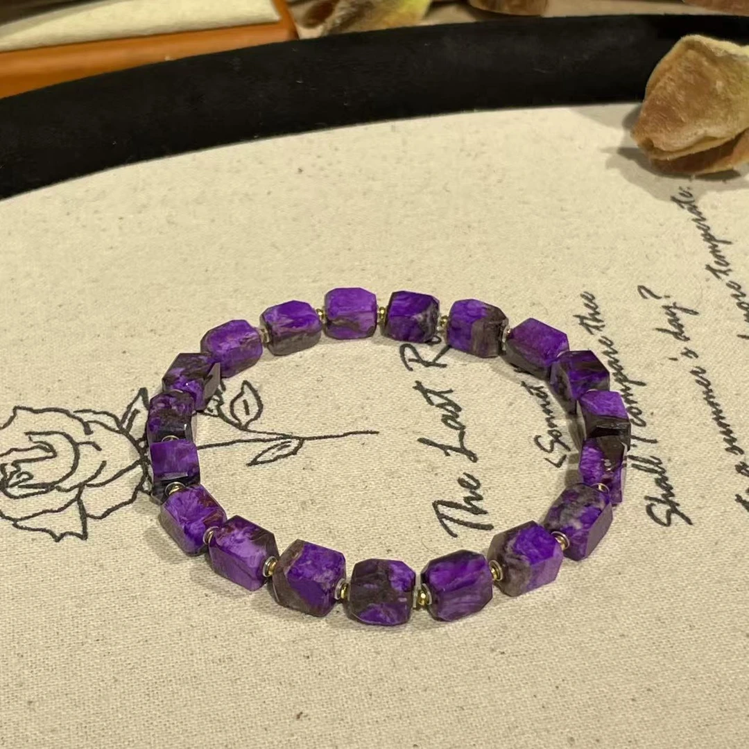 南非舒俱来高阶红丝绒钻切手串18k/16cm(摇光)AZB8832
