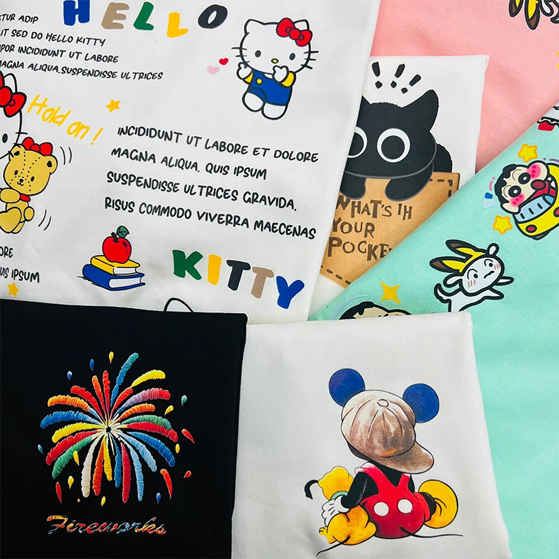 【编码A001-A088】夏纯棉短袖T恤男女同款宽松半袖上衣服佐朗格奴