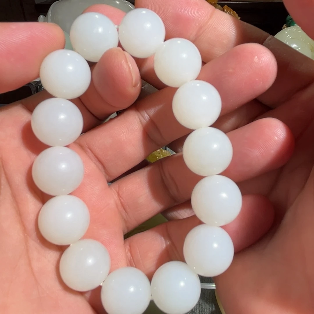 和田玉未镶嵌手链