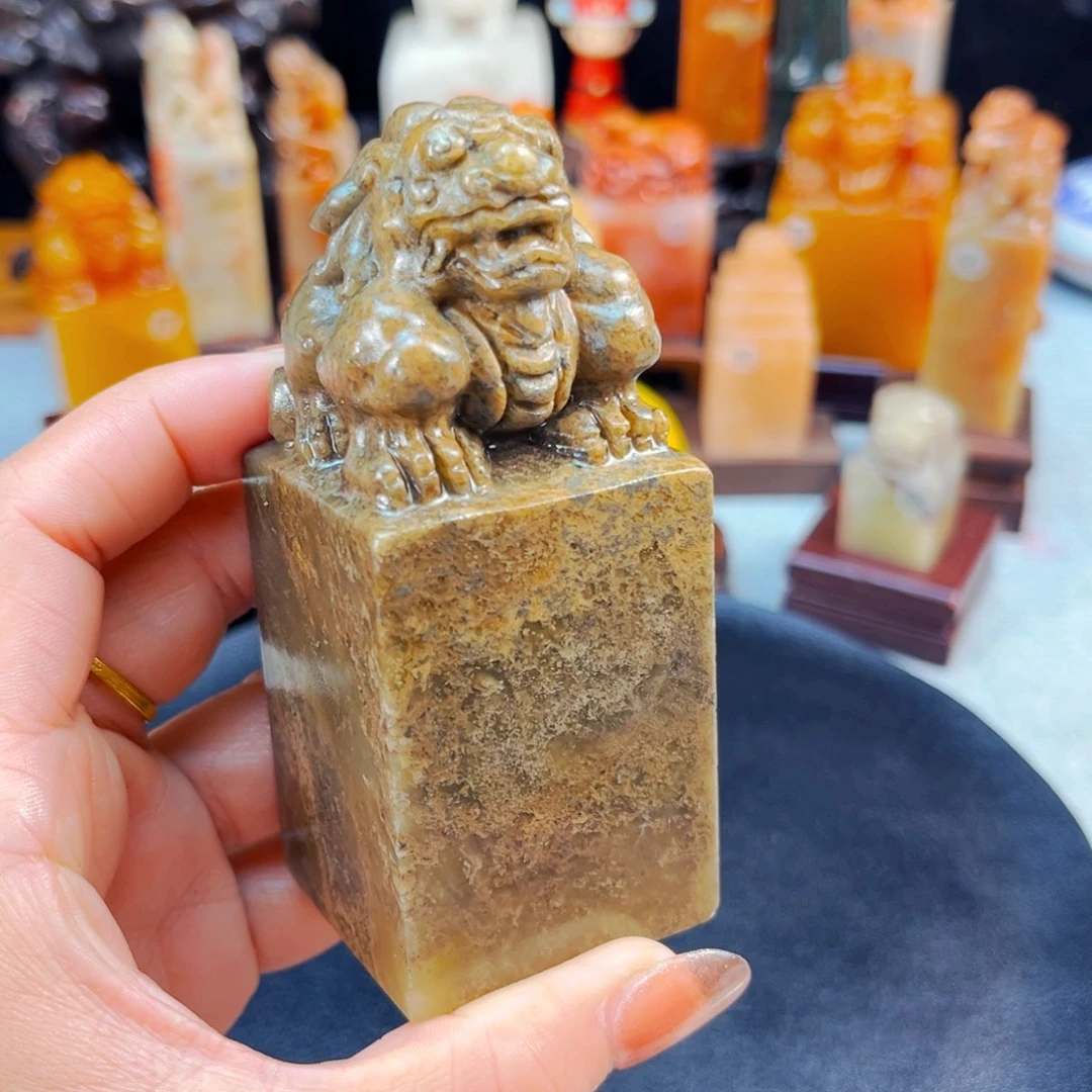 寿山石捡漏瑕疵品4*4