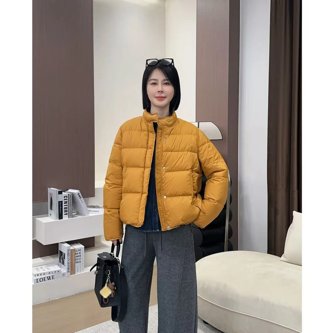 【洁子推荐】2025冬季新款258673立领休闲极简风面包羽绒服JZYC