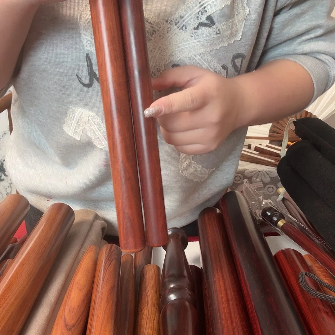 狼***草实木长款