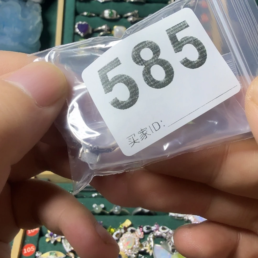 傲***咒银S925镶嵌月光石戒指