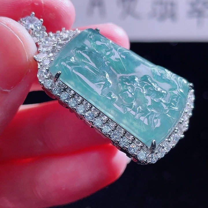 翡翠颈饰未镶嵌999999999