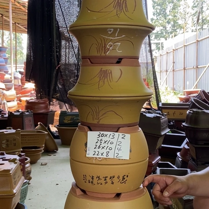 紫砂花盆紫砂紫砂