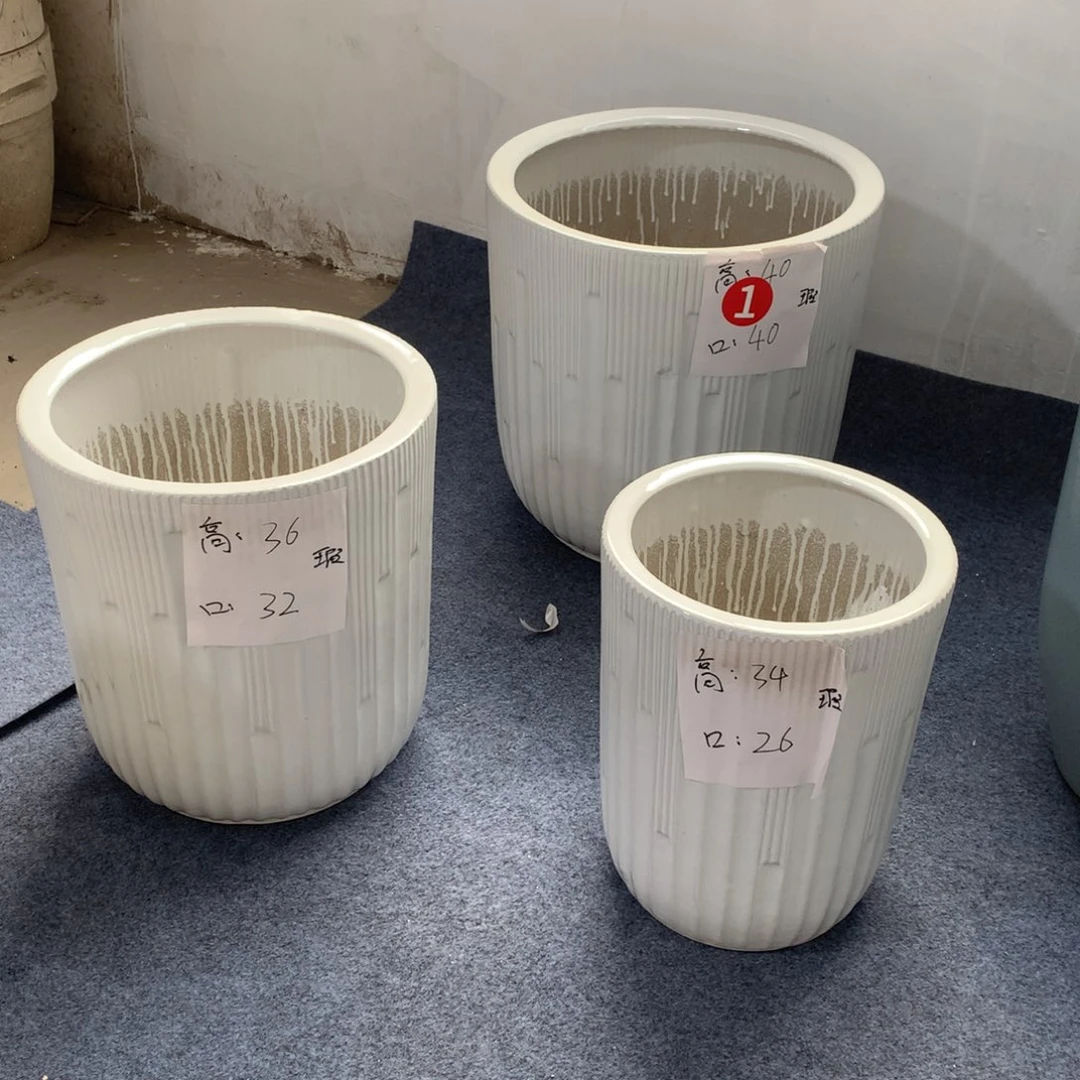 高温陶瓷花盆微瑕