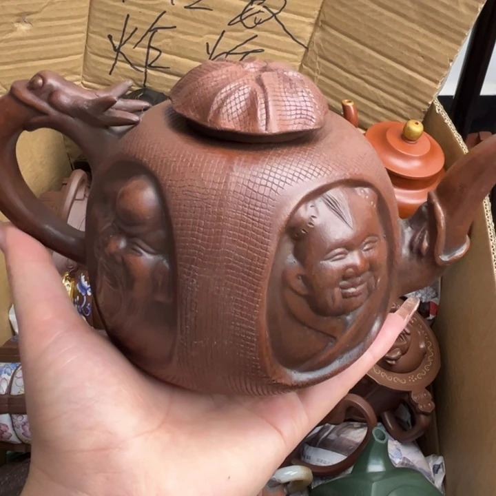 段泥茶壶紫砂壶的造型