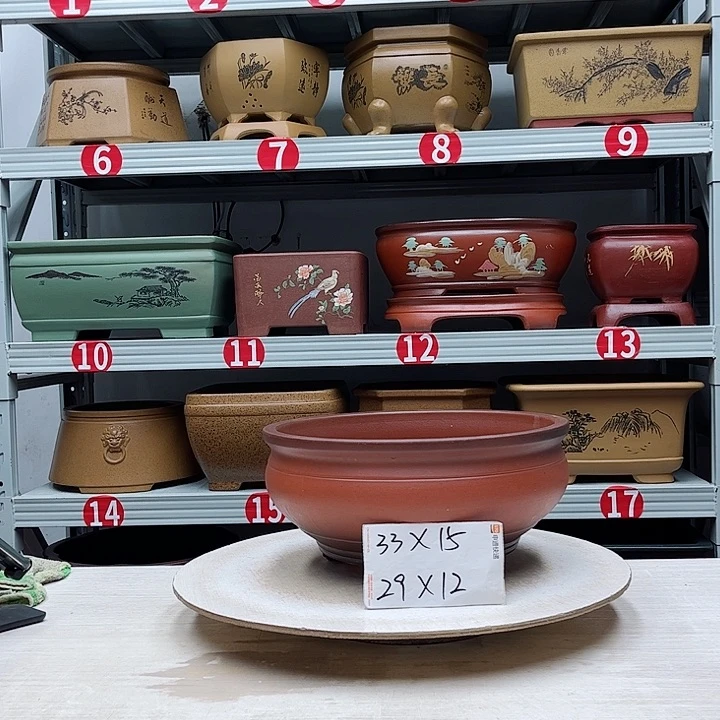 紫砂花盆紫砂花盆