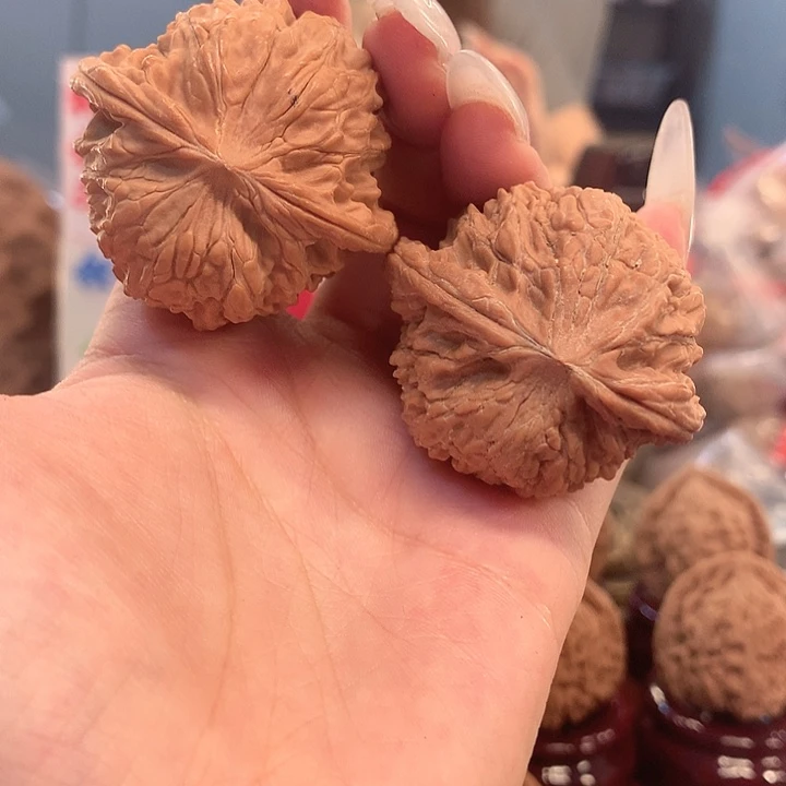 文玩核桃吊坠41对歪磨盘