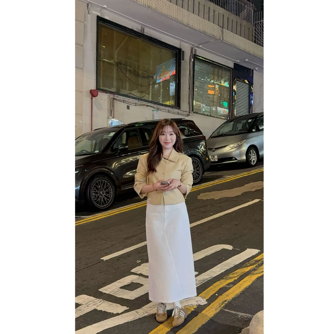 YPP！【经典回潮】2025春季韩系复古简约超好看短款夹克上衣